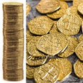 thumbnail image 1 of Réplica de doblón español dorado de Beverly Oaks de Pirate Coins x50, 1 of 5
