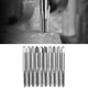 thumbnail image 5 of Macho De Rosca M3.5 Herramientas Manuales 10pcs M3.5x0.6 Tornillo Macho Flauta Recta Acero De Alta Velocidad Herramientas Manuales Prácticas De Alta Dureza OTVIAP Tap Drill Bit, 5 of 8