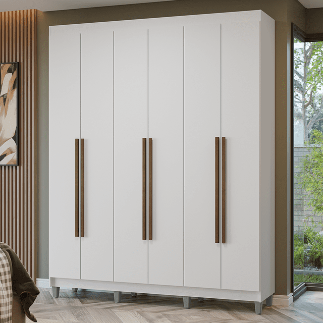Ropero Closet Madesa Venus 6 Puertas Con Pies 180cm BB 3