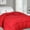 Red, variant on 300GSM Lightweight Comforter All Season Down Alternative Bed Comforter 100 % cotton quality size Super King - 120" x 98" Color Red