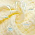 thumbnail image 3 of Bexikou 10 Pack Muslin Cloths for Baby, 11.8x11.8 inch Muslin Squares Soft Burp Cloths 6 Layers Cotton Newborn Hand Washcloths Baby Wash Cloths Reusable Baby Towels, 3 of 6