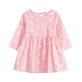 thumbnail image 1 of Odeerbi Niñas Manga Larga Floral Vestido Algodón Princesa Infantil Primavera A-Line Dress, 1 of 2