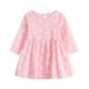 thumbnail image 1 of Odeerbi Niñas Manga Larga Floral Vestido Algodón Princesa Infantil Primavera A-Line Dress, 1 of 2