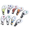 thumbnail image 3 of 9Pcs  Club Head Cover, Zipper  Iron Covers, Sport Pattern for Gift All Brands, 3 of 8