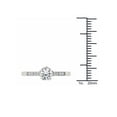 thumbnail image 4 of 1/2 Carat T.W. Diamond Classic 14kt White Gold Engagement Ring, 4 of 4