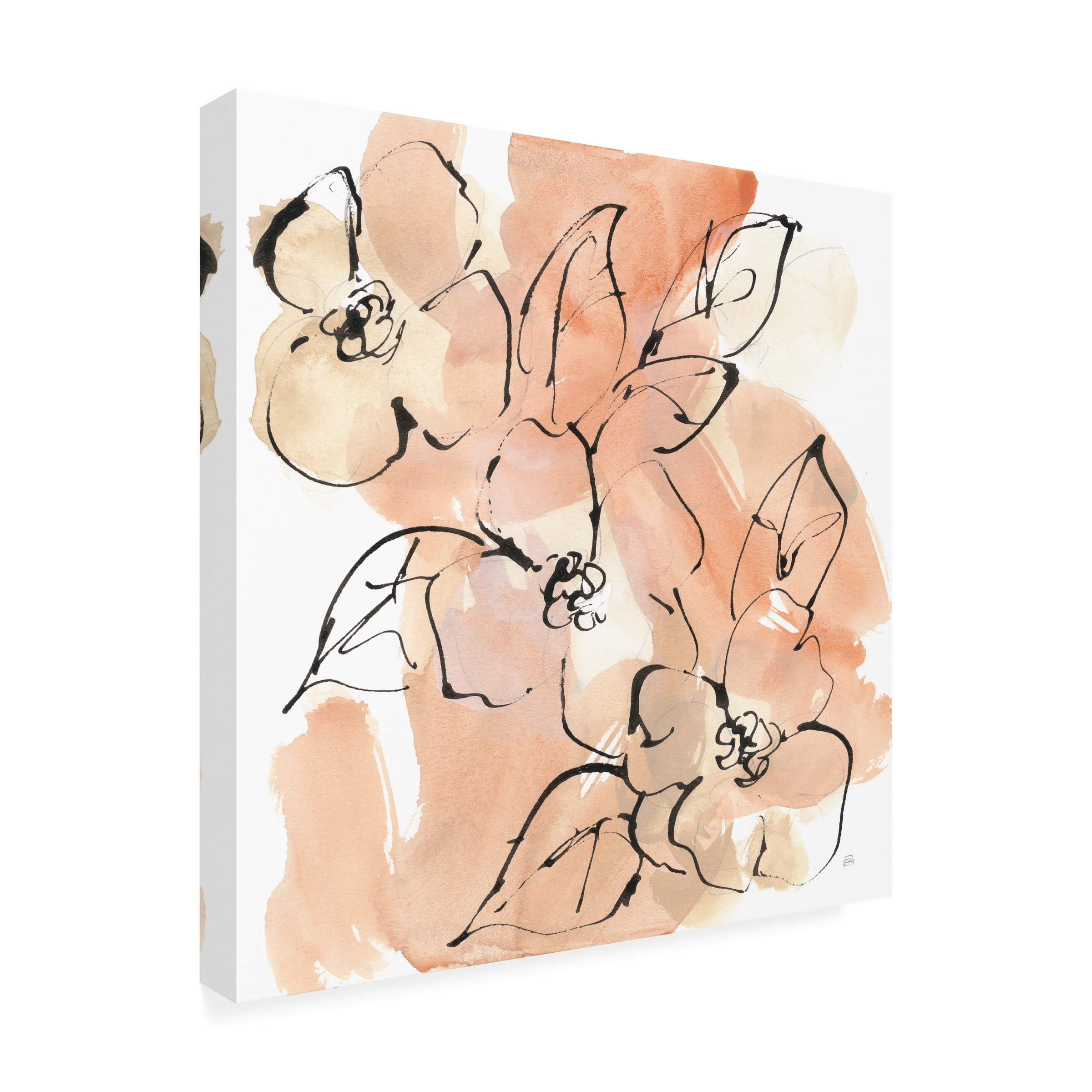 Chris Paschke 'Terracotta Neutrals II' Canvas Art