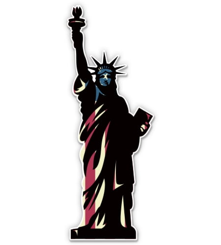New York City NY Vinyl Decal Sticker Car Window Wall Bumper Statue of Liberty 