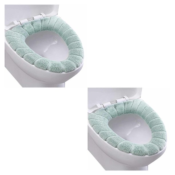 Bewildely 1 unidad de calentador y grueso para baño, cubierta de asiento de inodoro de tela lavable y estirable, almohadillas para Closestool, Type3 NO3 Bewildely CBP054625