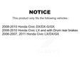 thumbnail image 2 of Kugel Rear Wheel Bearing Hub Assembly 70-512257 for Car Honda Civic, 2 of 11
