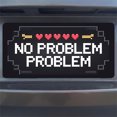 thumbnail image 7 of Pixel Heart Message Front License Plate, Metal License Plate, Funny Standard Plates Personalized Novelty Decorative For Men/Women/Boys/Girls Car 6×12 Inch, 7 of 7