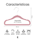 thumbnail image 2 of 50 Ganchos Infantiles De Terciopelo Antideslizantes 360º Xtellar Color Rosa, 2 of 4