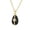 Black-BK-home supplies, variant on Home Zircon Easter Egg Pendant Necklace Floral Gold Chain Jewelry Women White Black Red Purple Green Spring Gift Enamel Shiny Deluxe Versatile 45cm Easter