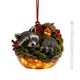 thumbnail image 4 of Forest Animal Acorn Ornaments – Cozy Forest Christmas Ornaments,Forest Animal Acorn Ornaments,Cozy Forest Christmas Ornaments,Pine Cone Decoration,Acrylic Hanging Ornament Home Party Décor(2PC-K), 4 of 9