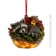 thumbnail image 1 of Adornos navideños, adornos navideños, regalos navideños, decoración de animales del bosque de 10 cm, colgante para árbol de Navidad, regalo navideño., 1 of 5