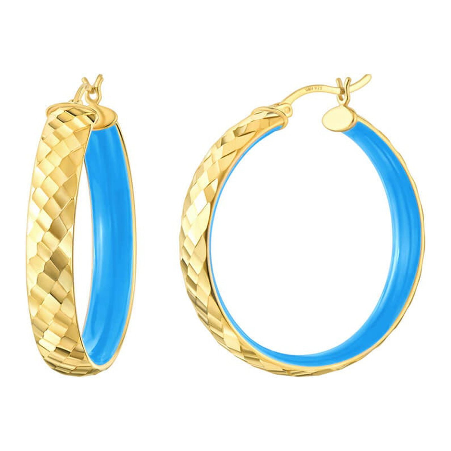 Earle Hammered Hoop Earrings