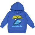 thumbnail image 2 of Inktastic Grandpa's Fishing Buddy (blue) Toddler Hoodie, 2 of 4