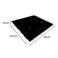 thumbnail image 4 of Equator 24" Electric Hybrid CERAMIC-INDUCTION 4 Burner Cooktop 9 Power 220V, 4 of 14
