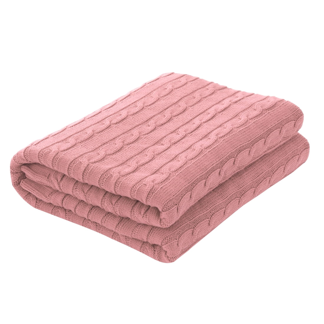 PiccoCasa AllSeason Knit 100 Cotton, 1 Piece (47" x 70") Blanket