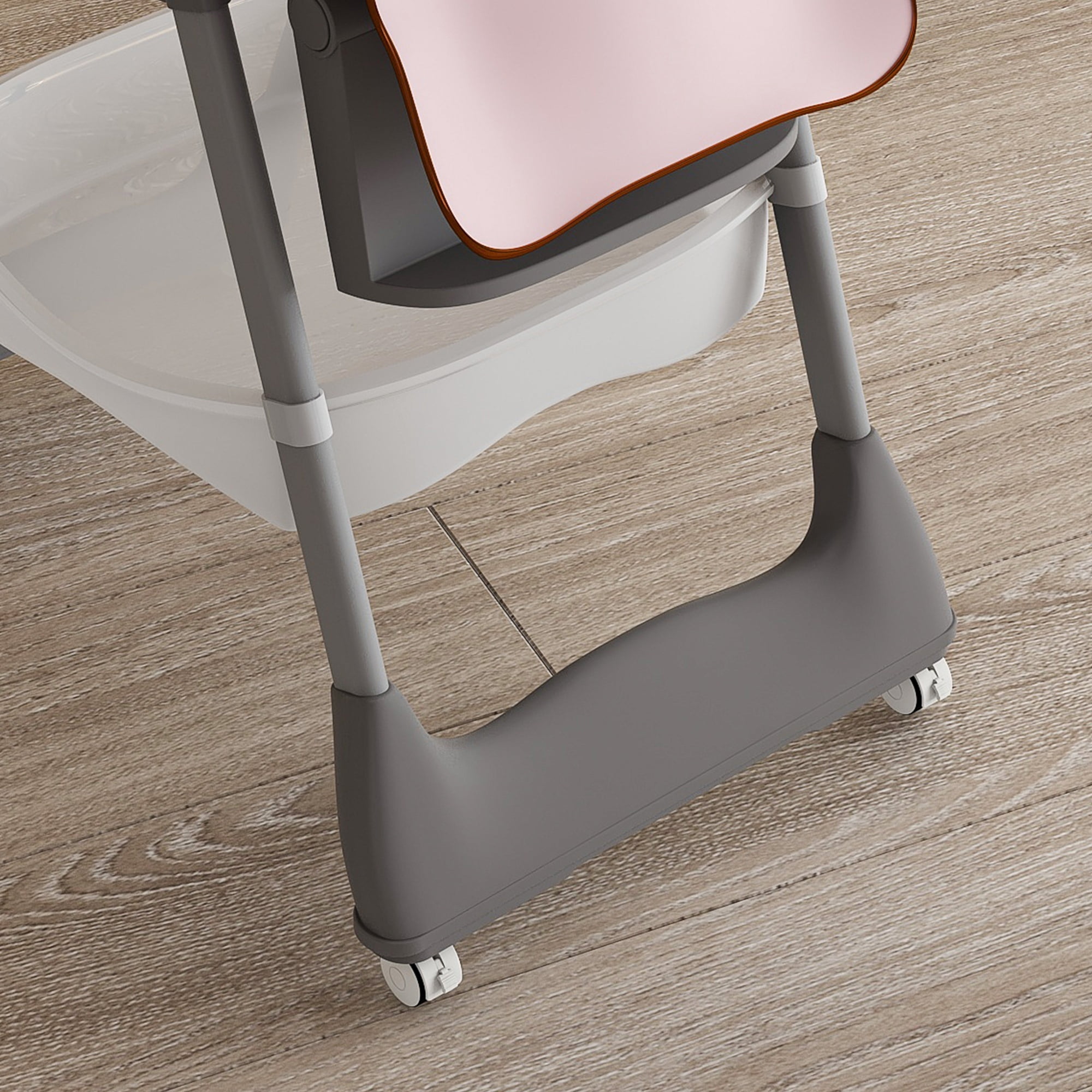 Alvantor Portable Baby High Chair for Infant and Toddler with Safety Belt, Pink