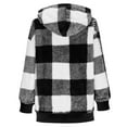 thumbnail image 5 of Neewe Women's Plaid Sherpa Pullover Winter Jacket Women Long Sleeve Sweatshirt Cozy Hoodies S-XXL, 5 of 7