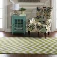 thumbnail image 3 of Claremont Chevron Green Rug, Multiple Sizes, 3 of 4