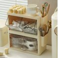 thumbnail image 3 of Tea Bag Storage Rack, Tea Bag Holder Wall Mounted Multipurpose Simple Design  for Snacks for Office Cream Yellow, 3 of 8