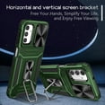 thumbnail image 5 of for Galaxy A13 5G Case Heavy Duty with Camera Cover, Build in Kickstand & Magnetic Car, Military Grade Armor Protection Cover,Sturdy Rugged Shockproof Case For Samsung Galaxy A13 5G, Darkgreen, 5 of 10