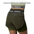 thumbnail image 5 of Hayabusa Women's Mid Rise Layered Shorts - Olive, Small, 5 of 6