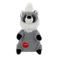 thumbnail image 3 of Only The Best For My Dog ®​ , 6.5 Inch Squeaky Plush Dog Toy, Grey Racoon, 3 of 4