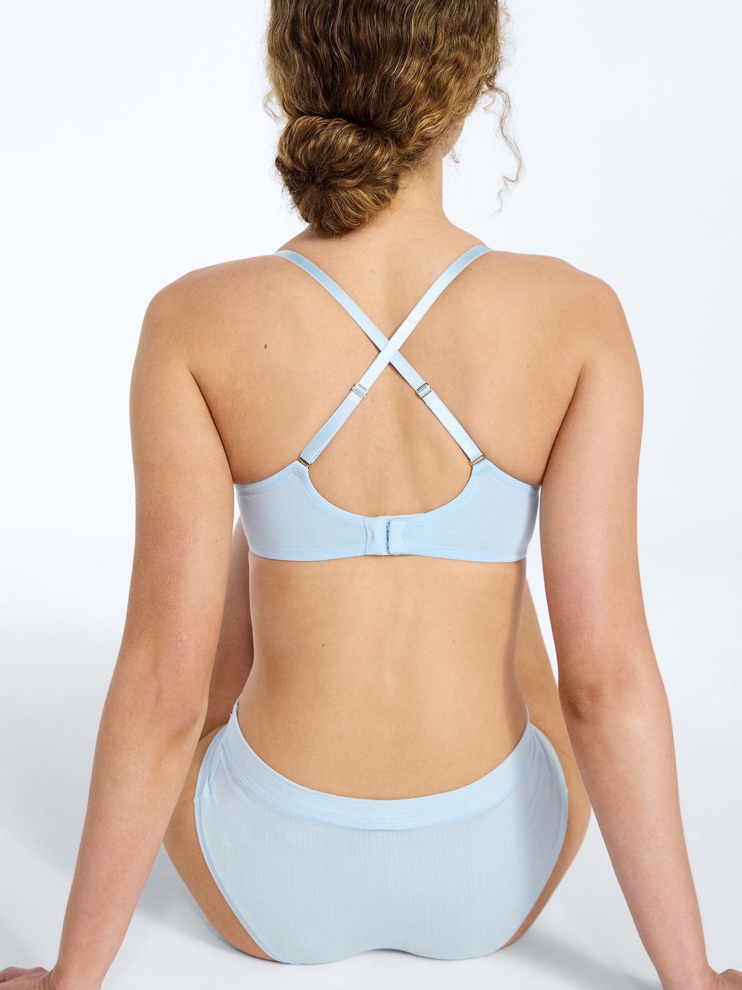 Joyspun Women's Wirefree Shine Push Up Bra, Sizes S-3XL