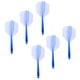 thumbnail image 3 of 15x6 Piezas Varillas De Dardos De Rosca 2BA Transparentes Y Vuelos De Dardos Conexión Azul Sunnimix Ejes de dardos y plumas de dardos, 3 of 8
