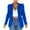 Blue, variant on Dealovy Womens Business Casual Blazers Long Sleeve Collar Neck Jackets Work Office Suit Blazer Jacket