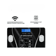 thumbnail image 2 of Bascula De Cuerpo Cuadrada Digital Bluetooth Color Negro, 2 of 4