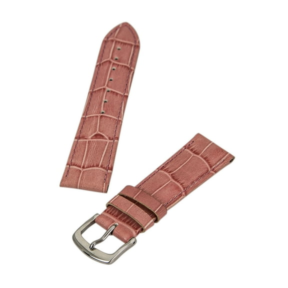 I.W. Suisse Pink 20 mm Wide Genuine Leather Band