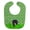 Black, variant on Pekingnese Black Shamrocks Baby Bib