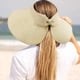 thumbnail image 2 of Sombrero de paja enrollable con ala ancha y visera solar para mujer con protección solar UPF 50+, 2 of 5