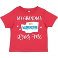 thumbnail image 3 of Inktastic Washington Grandma Loves Me Boys or Girls Toddler T-Shirt, 3 of 5