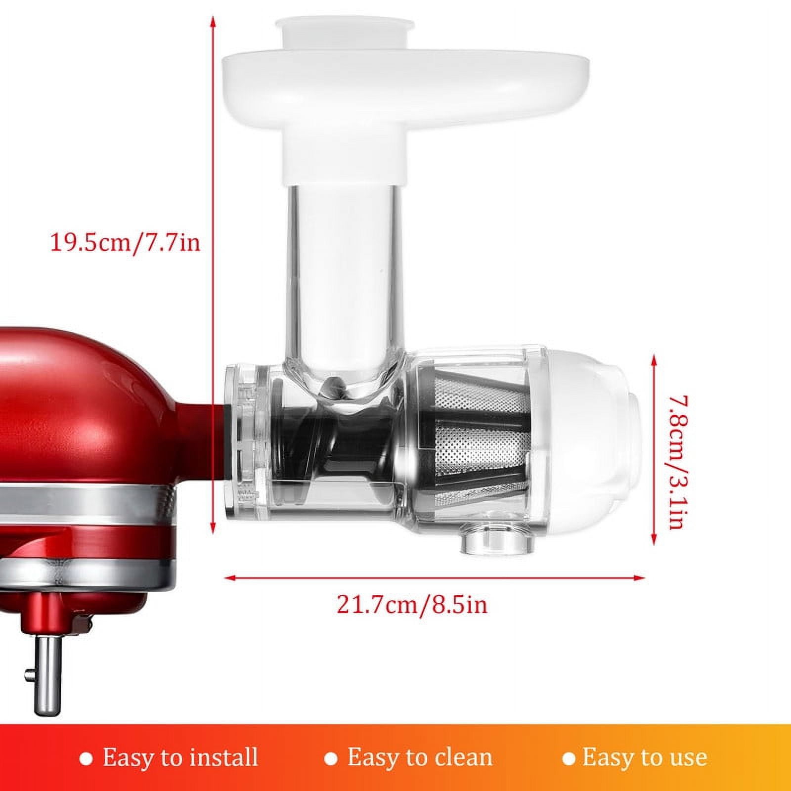 Free Shipping Wrea Masticating Juicer Attachment for KitchenAid Stand Mixers Kitchen Accessories Black Walmart