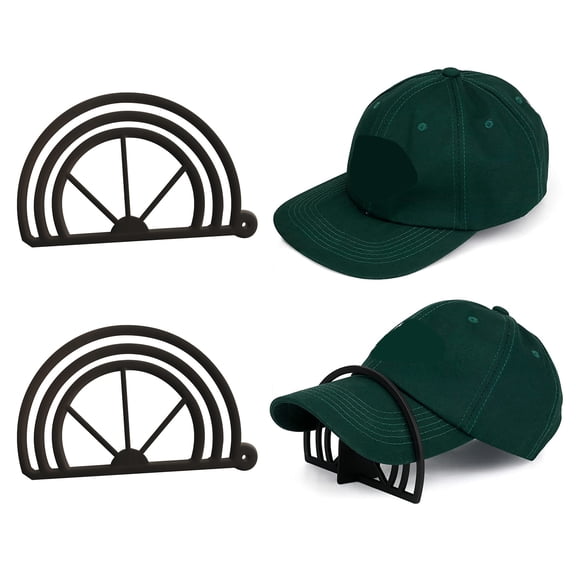 2pcs Hat Brim Bender Hat Curving Shaper with Option for All Type Caps No Steaming Required Convenient
