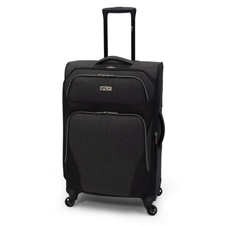 iFLY Softside Luggage Caliber 24", Black/Gray