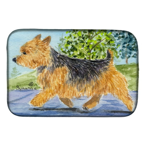 Norwich Terrier Dish Drying Mat