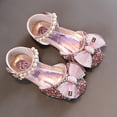 thumbnail image 5 of breaise Girls Toddler Little Ballet Shoes - Flower Girls Mary Jane Flats Dress Shoes - Wedding Princess Crystal Wedding Flower Girls Shoes - Bridesmaids Glitter Princess Shoes, 5 of 5