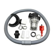 Downpipe System Rainwater Bucket Pipe Connector with Filter and Accessories Replacement DIY Parts Rain Downpipe Diverter