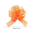 thumbnail image 3 of Tire de la cinta de lazos para envolver regalos, adornos de boda, suministros para fiestas, regalos multicolores, cestas, regalo de Navidad para Kits de decoración para fiestas Naranja amarillo Yuarrent HA060778-04, 3 of 6