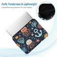 thumbnail image 2 of FORMRS 15-15.6 inch Laptop Sleeve Case Soft Carrying Quilted Computer Bag Cover, Red Jellyfish, 2 of 7