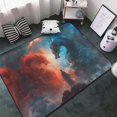 thumbnail image 3 of Red and Blue Sky Dragon Shaggy Area Rug, Rugs for Living Room Bedroom Non Slip Door Mat Indoor Carpet Machine Washable Nursery Home Decor Floor Mats for Entryway 60x39in-#, 3 of 5