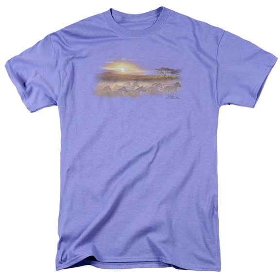 Wildlife Tsavo SunsE.T. S/S Adult 18/1 T-Shirt Lavendar