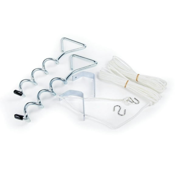 Camco RV Awning Stabilizer Kit, Spiral Stakes (42563)