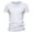 White, variant on Krdevn Mens Casual Solid Color V Neck Short Sleeve T Shirt Top,L