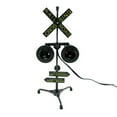 thumbnail image 4 of Railroad Crossing Signal Flashing Red Lights Desk Lamp RR Xing Train Sign Light, 4 of 4